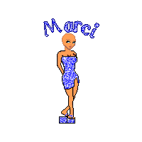 Gif animé merci femme